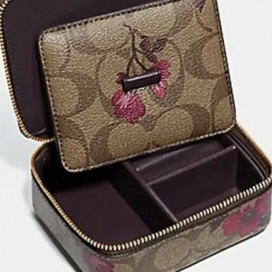 Coach | Jewelry | Coach Jewelry Box In Signature Canvas Victorian ...